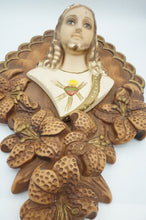 Load image into Gallery viewer, Vintage Jesus and Mary Ceramic Wall Hanging Art - ohiohippiessmokeshop.com