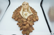 Load image into Gallery viewer, Vintage Jesus and Mary Ceramic Wall Hanging Art - ohiohippiessmokeshop.com