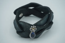 Load image into Gallery viewer, Hand Made, Silver Charms Leather Bracelets - Caliculturesmokeshop.com