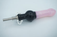 Load image into Gallery viewer, Fancy Glass Colored Honey Straw Nectar Collector - OhioHippiesSmokeShop.com