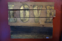 Load image into Gallery viewer, Wooden Sign of Love