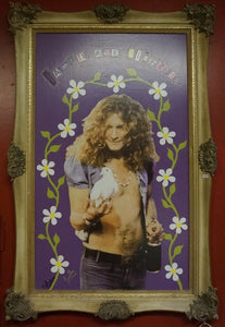 Robert Plant Led Zeppelin in Wooden Frame - Caliculturesmokeshop.com