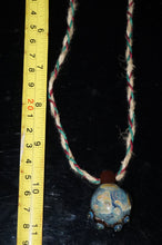 Load image into Gallery viewer, Blue/Orb World pendant with hemp chain - Caliculturesmokeshop.com