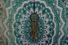 Load image into Gallery viewer, Forest Green Macrame Dream Catcher Wall Hanger - Caliculturesmokeshop.com