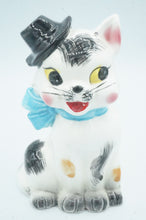 Load image into Gallery viewer, Vintage Black Hat Cat Piggy Bank - ohiohippiessmokeshop.com
