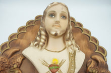 Load image into Gallery viewer, Vintage Jesus and Mary Ceramic Wall Hanging Art - ohiohippiessmokeshop.com
