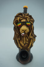 Load image into Gallery viewer, Rasta lion pipe- ohiohippies.com
