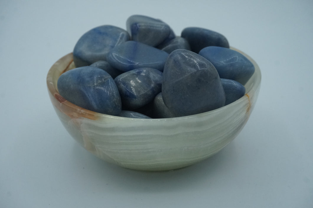 Blue Quartz Tumble - Caliculturesmokeshop.com