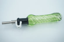 Load image into Gallery viewer, Fancy Glass Colored Honey Straw Nectar Collector - OhioHippiesSmokeShop.com
