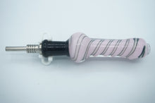 Load image into Gallery viewer, Fancy Glass Colored Honey Straw Nectar Collector - OhioHippiesSmokeShop.com
