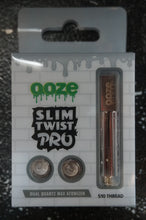 Load image into Gallery viewer, OOZE Slim Twist Pro, Wax Atomizer, Dual Quartz Wax Tanks - Caliculturesmokeshop.com
