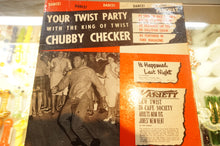 Load image into Gallery viewer, Vintage ''Your Twist Party Chubby Checker'' Album - ohiohippies.com

