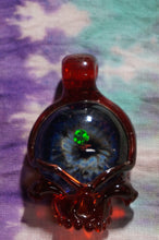 Load image into Gallery viewer, Grateful dead stealie Glass Pendant with beautiful Opal

