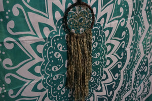 Forest Green Macrame Dream Catcher Wall Hanger - Caliculturesmokeshop.com