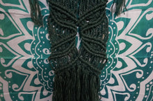 Load image into Gallery viewer, Deep Green Macrame Wall Hanger - Caliculturesmokeshop.com
