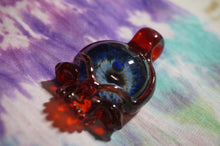 Load image into Gallery viewer, Grateful dead stealie Glass Pendant with beautiful Opal
