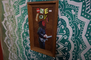 Bob Marley Wooden Frame - Caliculturesmokeshop.com