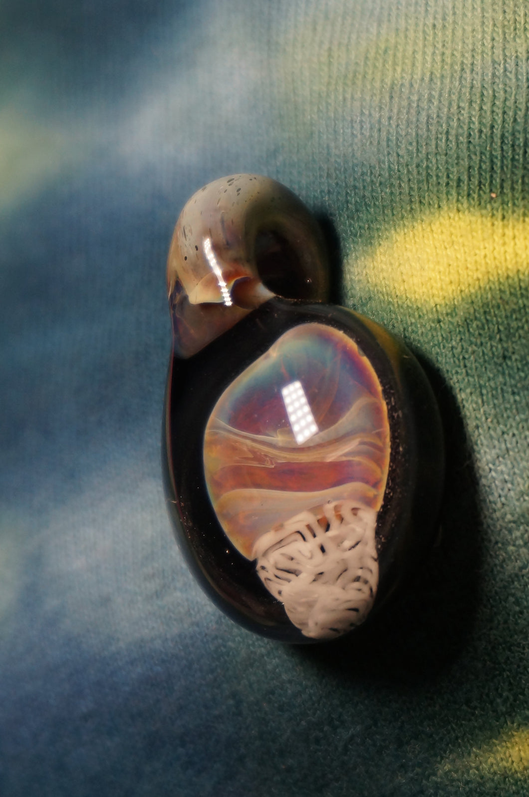 Color-full Jelly Fish 3 Glass Pendant - Caliculturesmokeshop.com