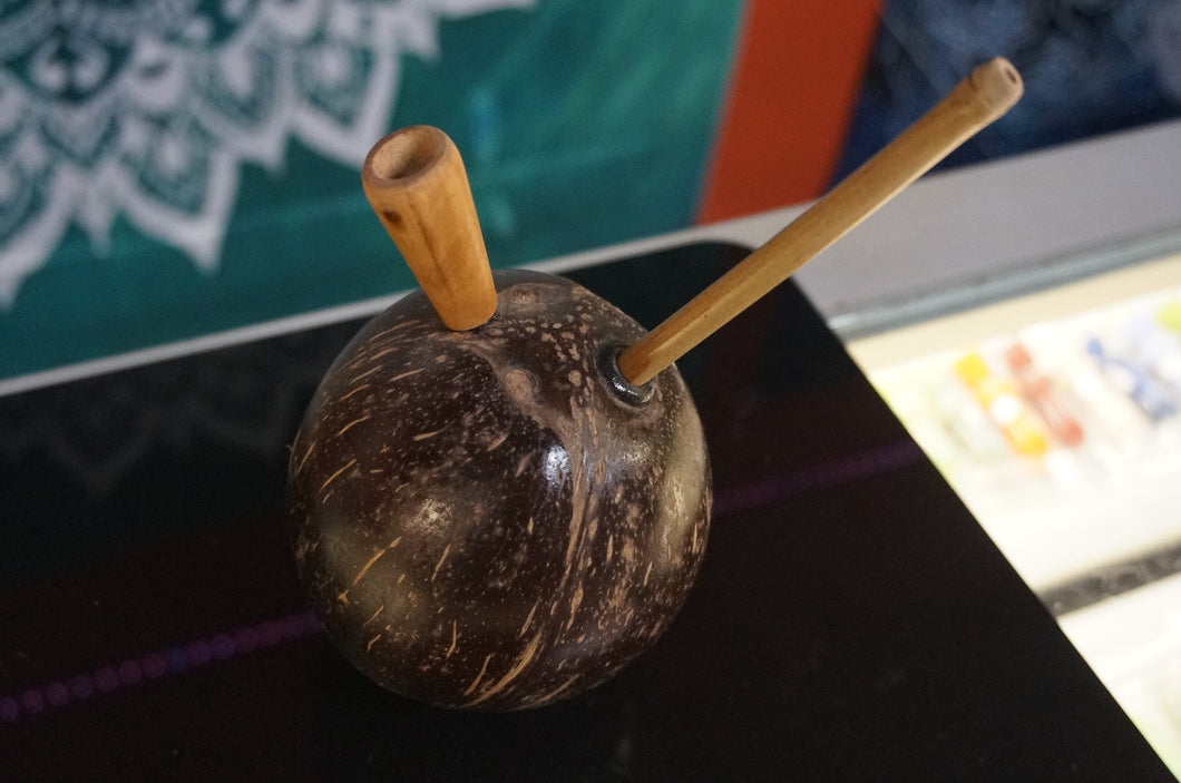 Coconut Tobacco Pipe - ohiohippiessmokeshop.com