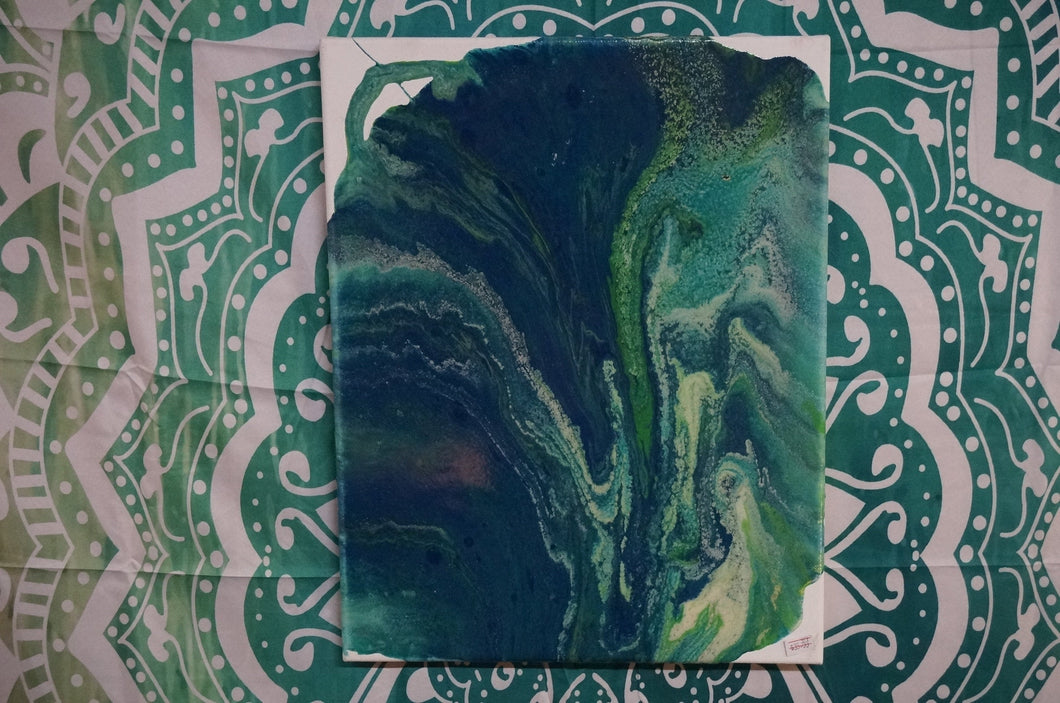 Ocean Wave Acrylics Canvas Art - Caliculturesmokeshop.com