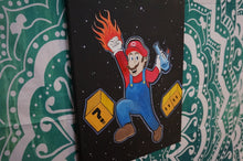 Load image into Gallery viewer, Water Pipe Jumping Mario Acrylics Canvas Art - Caliculturesmokeshop.com
