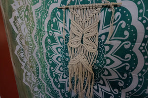 White Macrame Wall Hanger - Caliculturesmokeshop.com