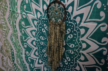Load image into Gallery viewer, Forest Green Macrame Dream Catcher Wall Hanger - Caliculturesmokeshop.com
