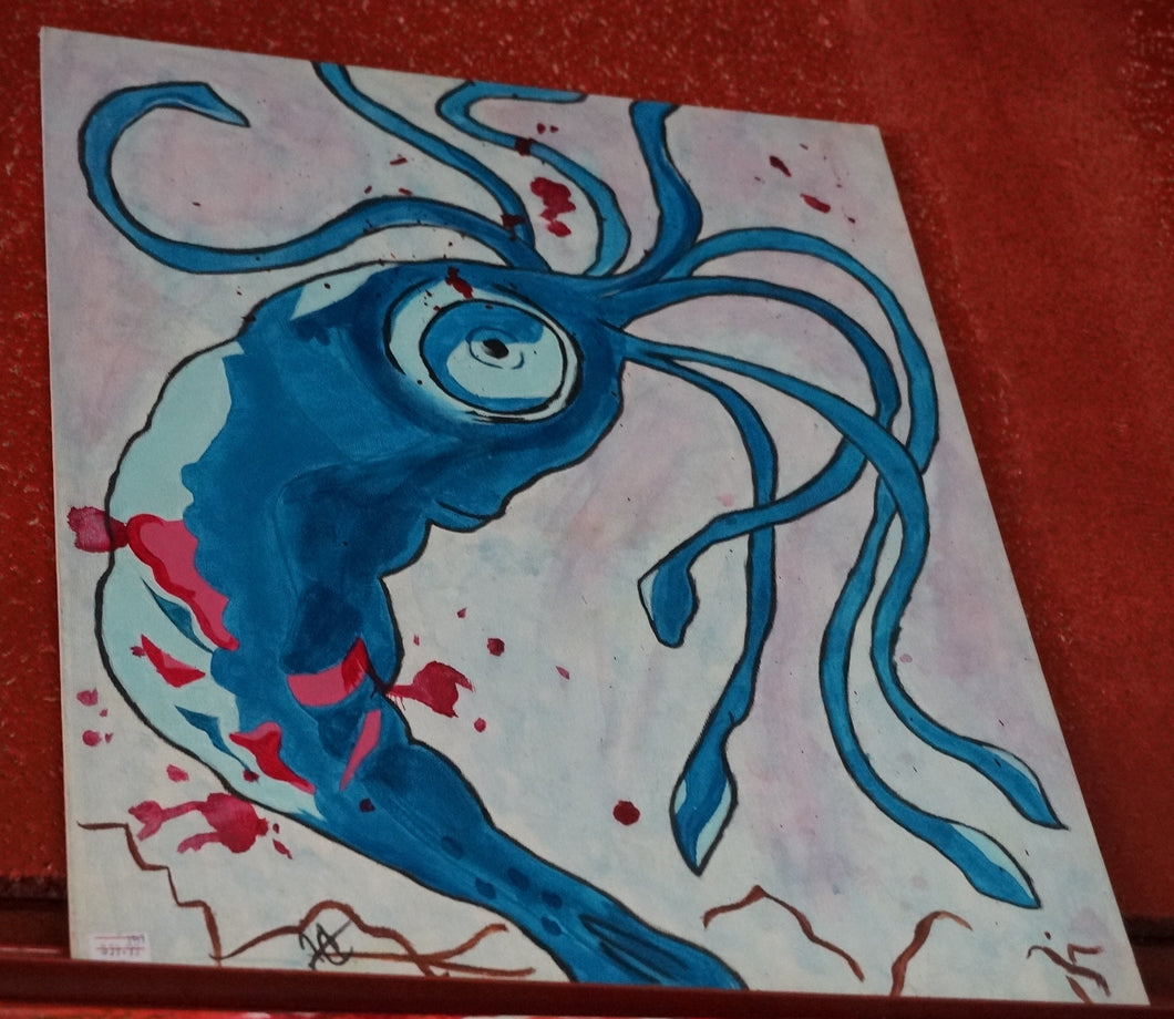 Squid Billy on Canvas - Caliculturesmokeshop.com